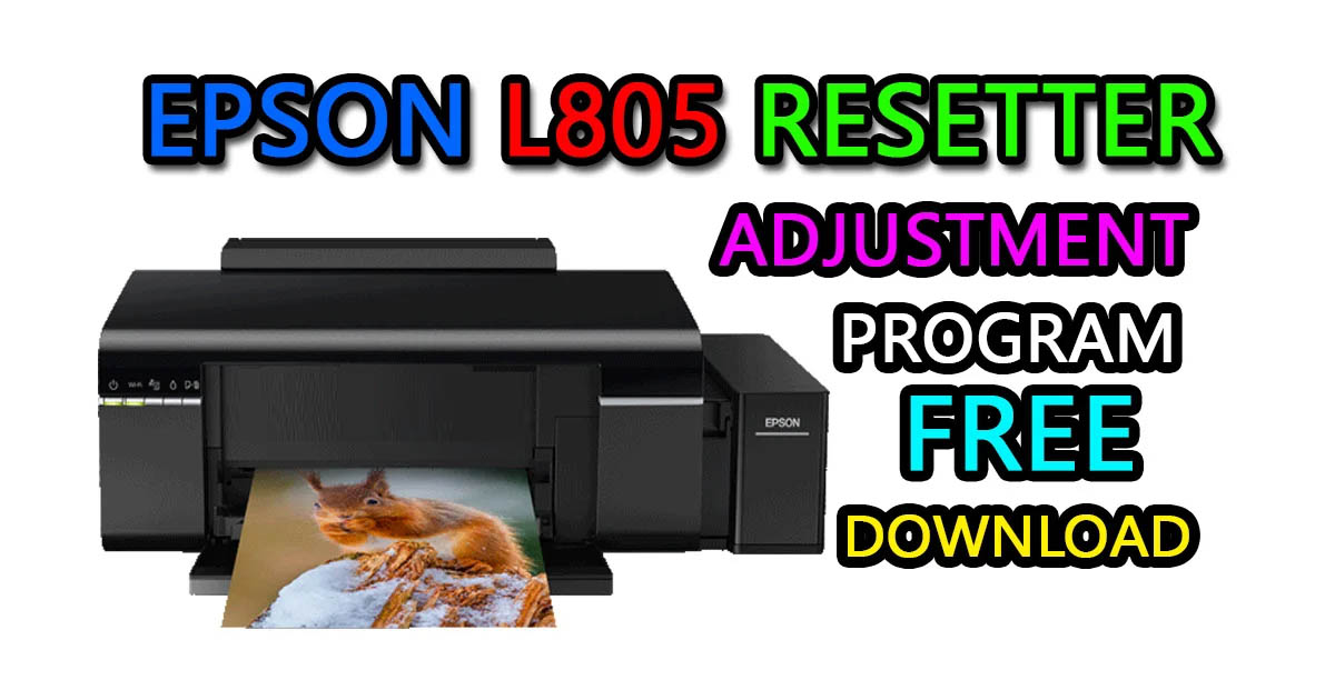 reset may in epson l805